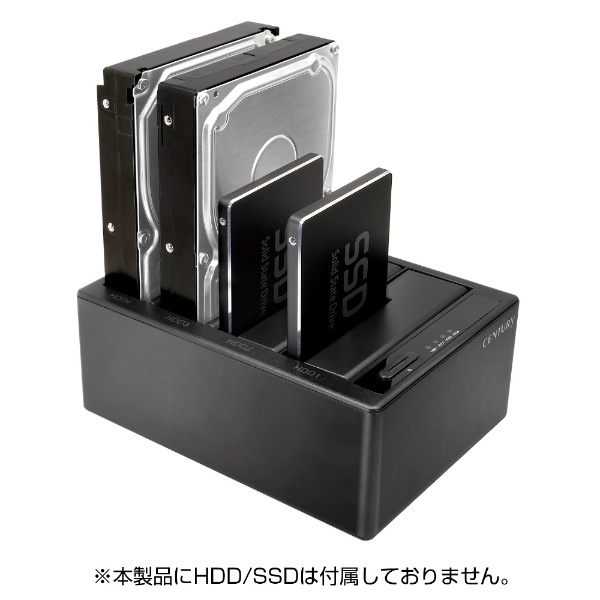 裸族のお立ち台QUAD USB3.1 Gen2 [3.5インチ&2.5インチ対応 /SATA /4台