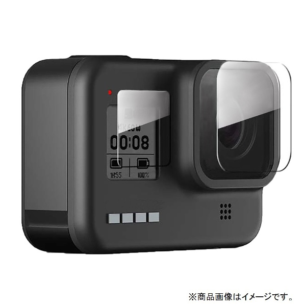 グライダー]GoPro HERO8 Black用ガラスフィルム[GLD3891MJ08][ゴープロ