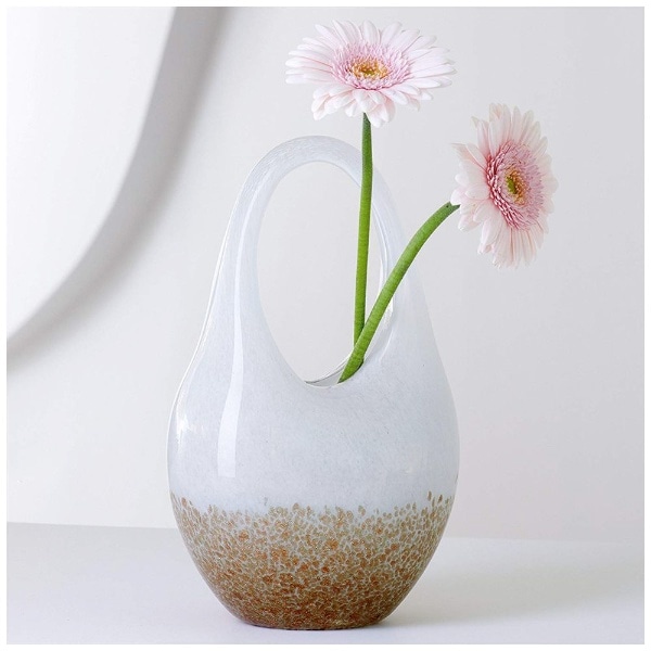 正規 グラス バッグ ホワイト 031522 花瓶 収納 | academiadevendasmb