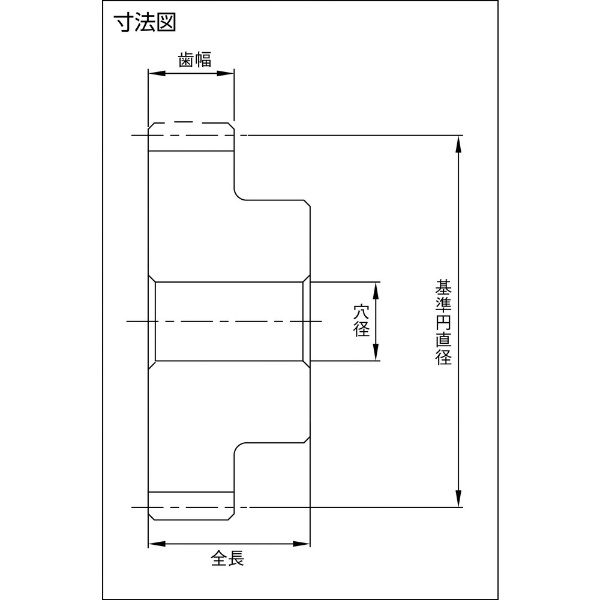 ＫＨＫ 歯研平歯車ＳＳＧ３－４２ 1個 (SSG3-42)-