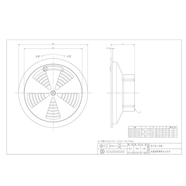 カクダイ カクダイ【400-507-100】吐出金具-activusconnectus.com