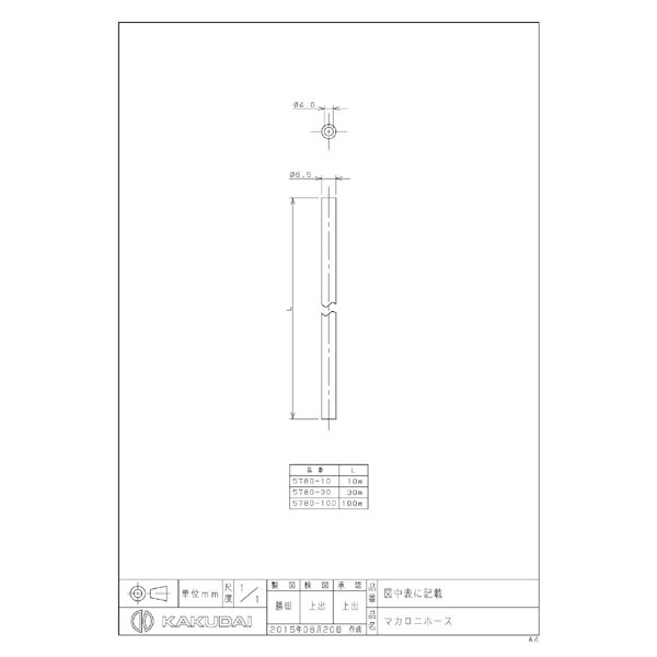 カクダイ 5780-10 マカロニホース(#1415955): ビックカメラ｜JRE MALL