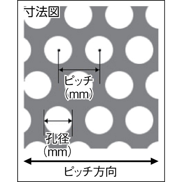 OKUTANI OKUTANI ステンレスパンチングメタル 2．0TXD3XP5 1000X10