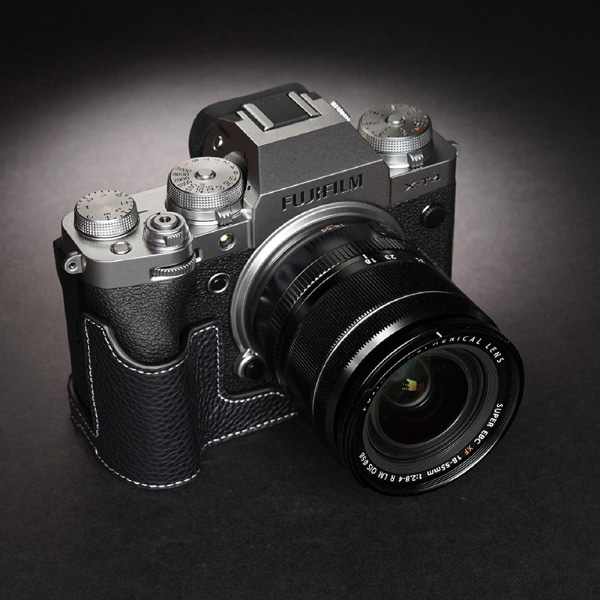 FUJIFILM X-T4用カメラケース ブラック OPFXT4BK(ブラック