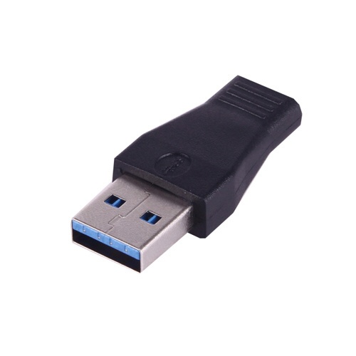 USB変換アダプタ [USB-A オス→メス USB-C /充電 /転送 /USB3.0] APX