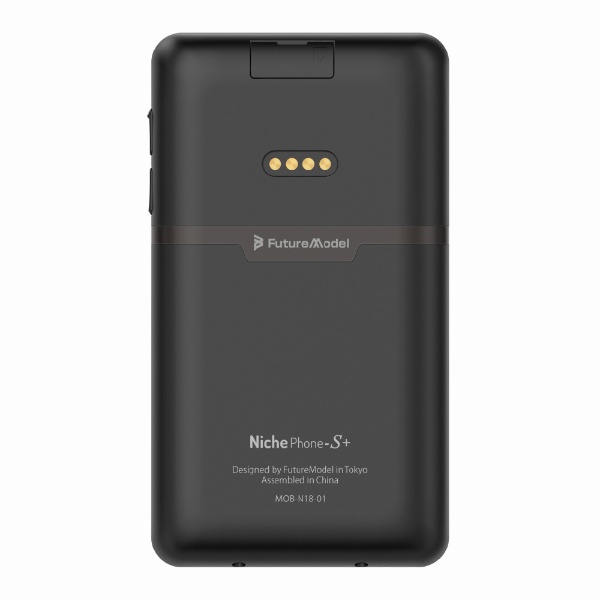 Niche Phone-S+ ブラック 「MOB-N18-01-BLACK」 0.96型 RAM / ROM