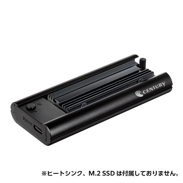 SSDケース USB-C＋USB-A接続 (Windows11対応/Mac) ブラック CRAM2NSU32