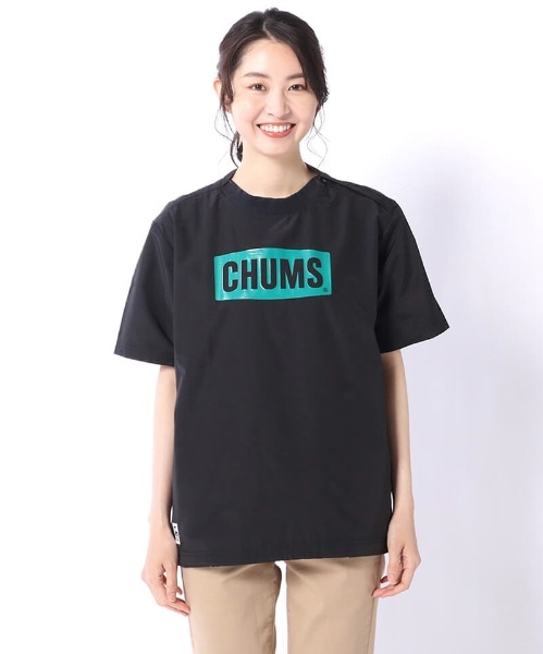 チャムスロゴファンTシャツ CHUMS Logo Fan T-Shirt(XLサイズ/Black