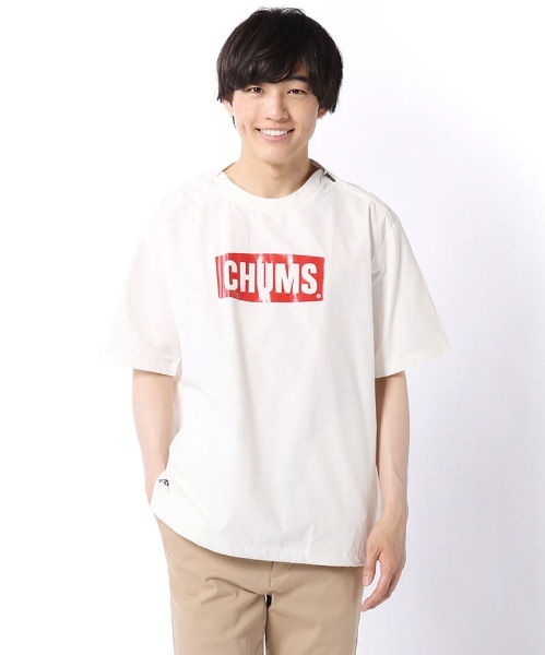 チャムスロゴファンTシャツ CHUMS Logo Fan T-Shirt(XLサイズ/White