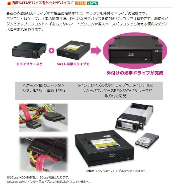 ドライブケース USB-A＋eSATA接続 (Mac/Windows11対応) RS-EC5-EU3Z [5