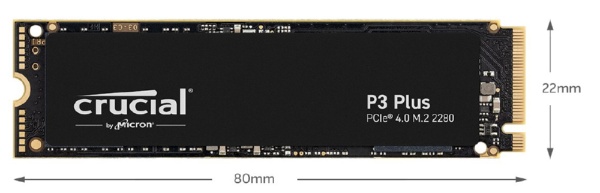 CT4000P3PSSD8JP 内蔵SSD PCI-Express接続 P3 Plus [4TB /M.2