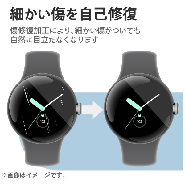 TPUフィルム Google Pixel Watch（グーグルピクセルウォッチ）用 衝撃