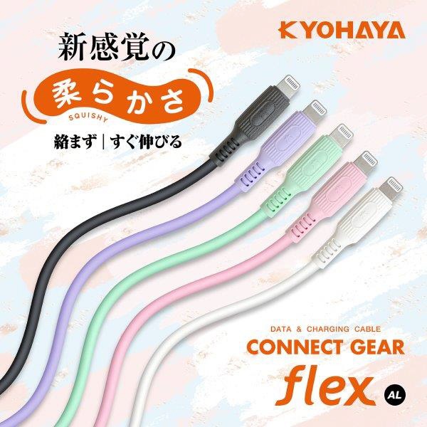 USB-A to Lightning やわらかケーブル 2m ピンク JKYAL200PK(ピンク 