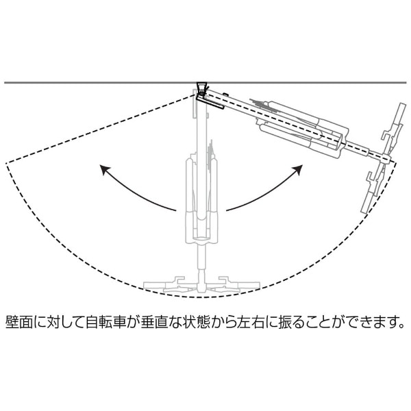ディスプレイスタンド スイングアップ バイク ホルダー TOD08600