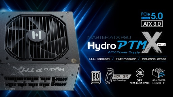 PC電源 Hydro PTM X PRO ブラック HPT3-1000M.GEN5 [1000W /ATX