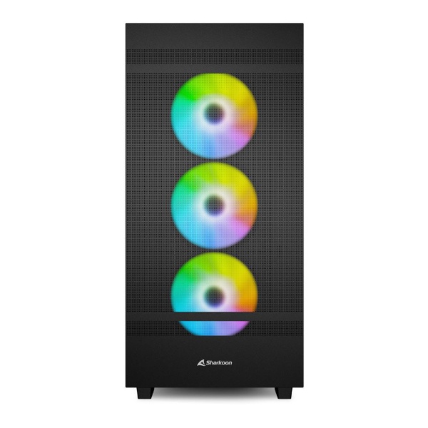 PCケース [ATX /Micro ATX /Mini-ITX] REBEL C50 RGB BK ブラック