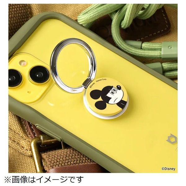 ディズニーキャラクター iFace Finger Ring Holder フラットタイプ ...