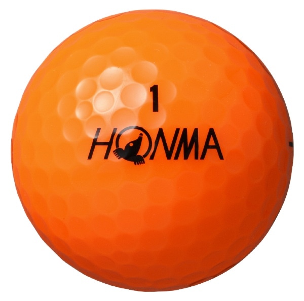 ゴルフボール HONMA D1ボール《1ダース(12球)/オレンジ》 BT2401