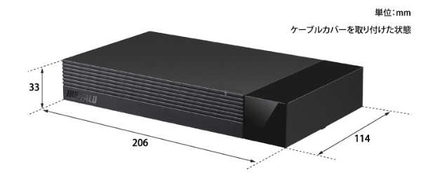 HDV-LLD4U3BA 外付けHDD ブラック [4TB /据え置き型][HDVLLD4U3BA