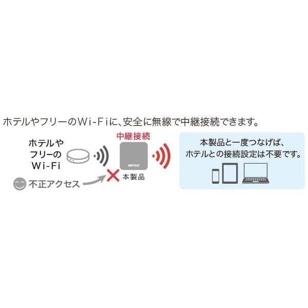 無線LAN親機 wifiルーター AirStation ブラック WMR-433W2-BK [Wi-Fi 5