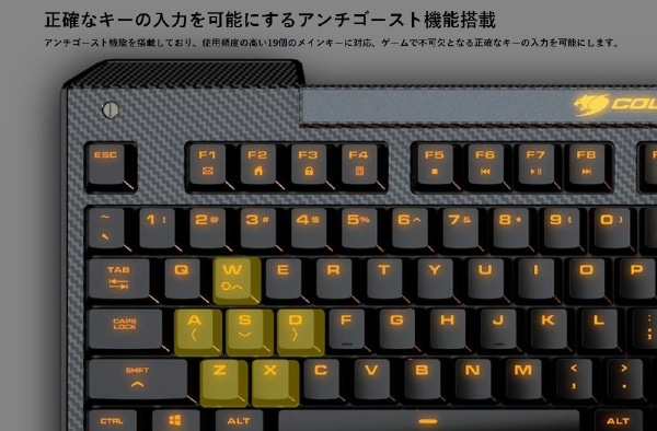 ゲーミングキーボード AURORA CGR-AURORA [有線 /USB][CGRAURORA