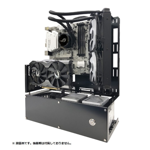 PCケース オープンフレーム ver.E-ATX ブラック N-FRAME-EATX(ブラック