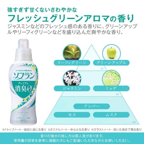 ソフラン プレミアム消臭 柔軟剤 アロマソープの香り 詰め替え 420ml