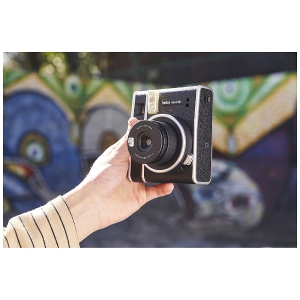 インスタントカメラ 『チェキ』 instax mini 40 ブラック(ブラック