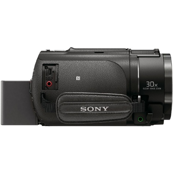 メモリースティック/SD対応 64GBメモリー内蔵 4Kビデオカメラ ブラック