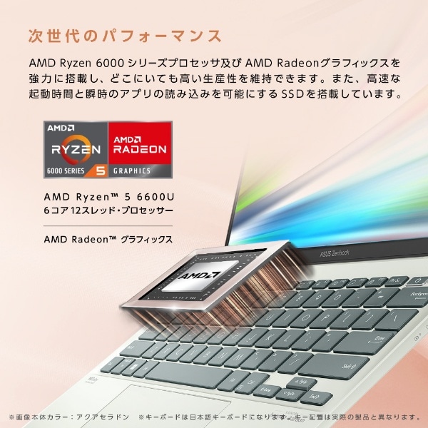 ノートパソコン Zenbook S 13 OLED アクアセラドン UM5302TA-LX445W