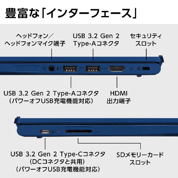 ノートパソコン LAVIE N13(N1335/FAL) ネイビーブルー PC-N1335FAL