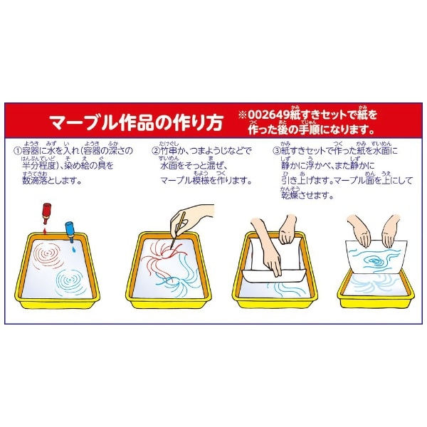 紙すきセット 染め絵の具3色付 56842(56842): ビックカメラ｜JRE MALL