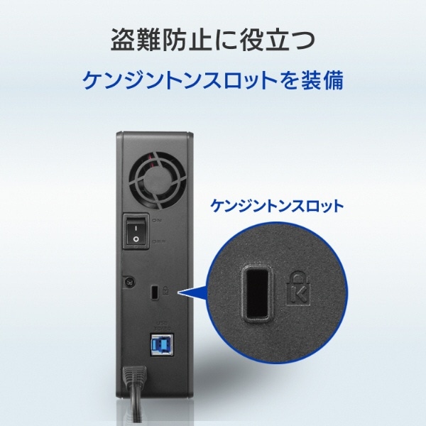 HDJA-UTN6B 外付けHDD USB-A接続 「BizDAS」NAS用(Chrome/Mac