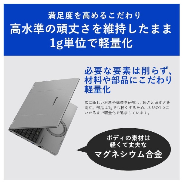 ノートパソコン レッツノート FV シルバー CF-FV4ADTCR [14.0型