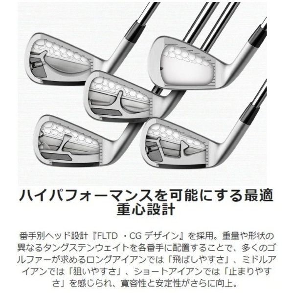 アイアン 5本セット P790(2023) #6～#9、#Pw《N.S.PRO MODUS3 TOUR 105