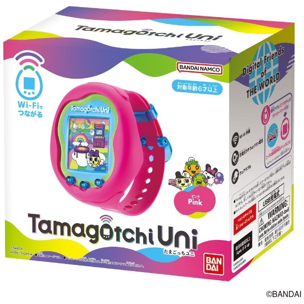 特典]たまステッカー＋Tamagotchi Uni Pink（たまごっち ユニ ピンク