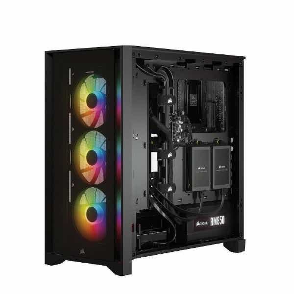 PCケース iCUE 4000X RGB ブラック CC-9011204-WW(ブラック