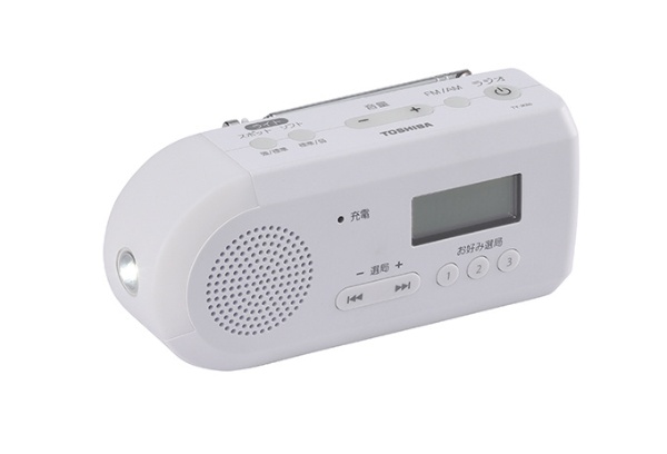 手回し充電ラジオ 防災ラジオ ホワイト TY-JKR6-W [ワイドFM対応 /防水ラジオ /AM/FM](ホワイト): ビックカメラ｜JRE MALL