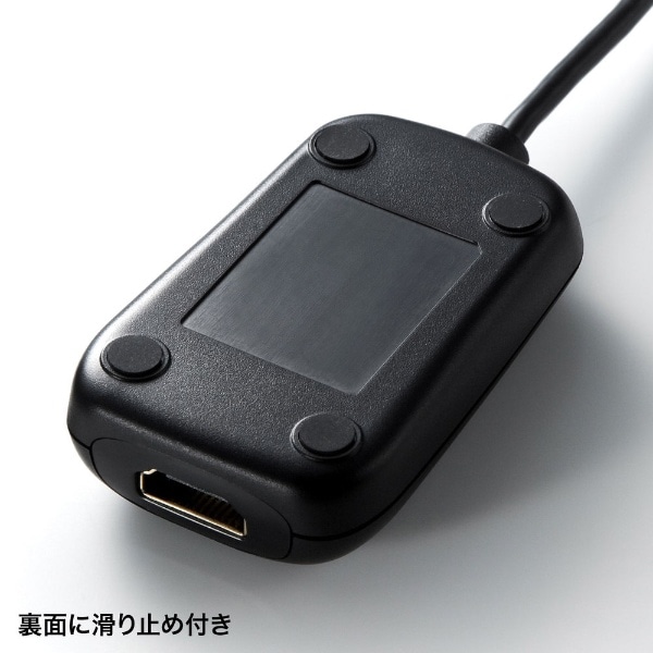 映像変換アダプタ [USB-A オス→メス HDMI] USB-CVU3HD1N(ブラック
