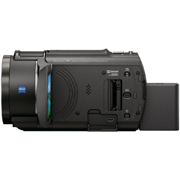 メモリースティック/SD対応 64GBメモリー内蔵 4Kビデオカメラ ブラック
