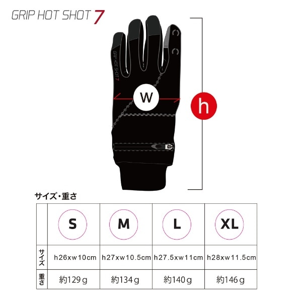 Kenko カメラマングローブ Grip Hot Shot ７（Mサイズ