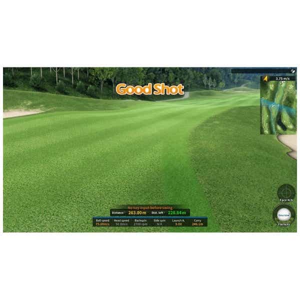 ゴルフ弾道システム WAVE ウェーブ GOLFZON【返品交換不可】(ブラック