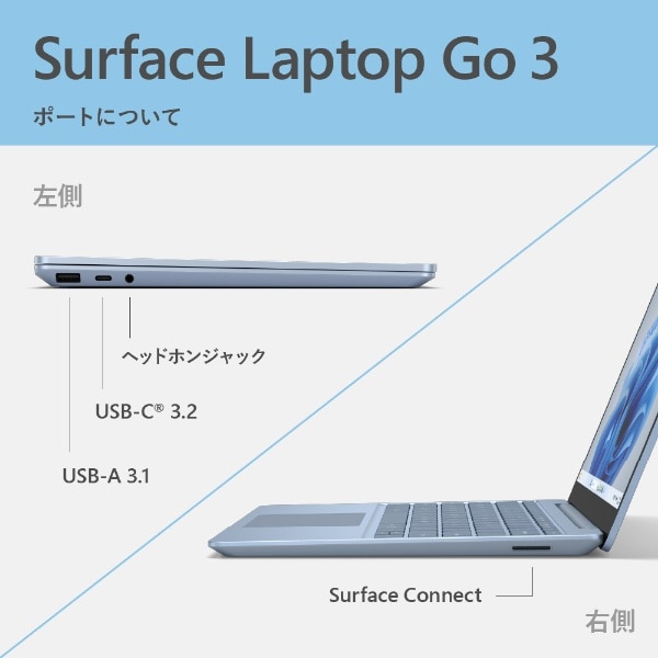 Surface Laptop Go 3 アイスブルー [intel Core i5 /メモリ:8GB /SSD
