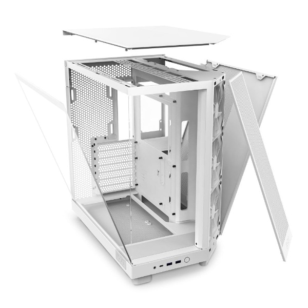 PCケース [ATX /Micro ATX /Mini-ITX] H6 Flow ホワイト CC-H61FW-01