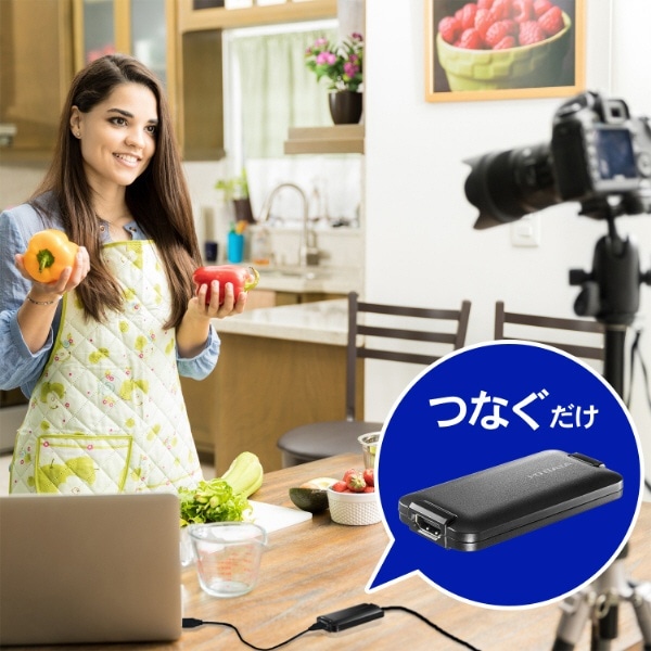 ウェブカメラ化 [USB-C＋USB-A接続 →ポート：HDMI] UVC対応 変換