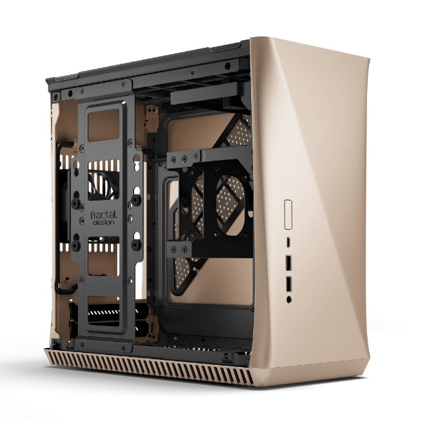 PCケース Era ITX Gold - TG ゴールド FD-CA-ERA-ITX-CHP(ゴールド