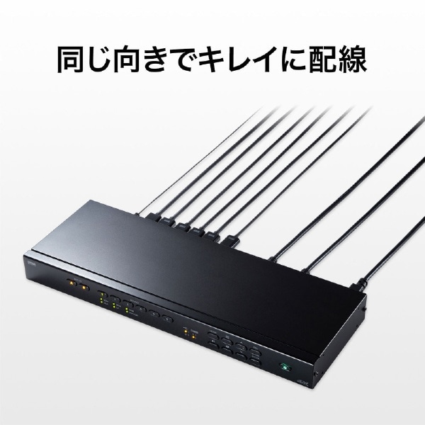 期間セール マルチ入力対応6入力2出力HDMIマトリックス切替器 SW