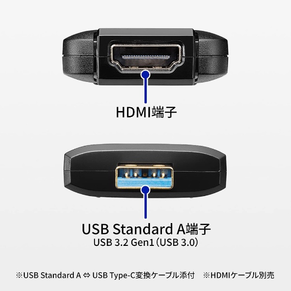 ウェブカメラ化 [USB-A接続 →ポート：HDMI] 4K対応 UVC対応 変換