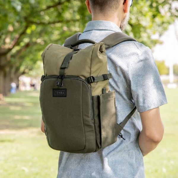 TENBA Fulton v2 10L Backpack - Tan/Olive 637-731 TENBA Tan/Olive