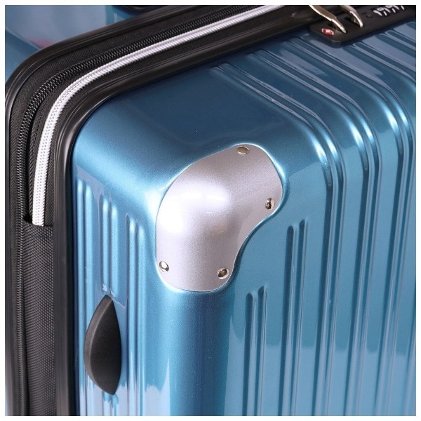 国内在庫 キャリーケース Mサイズ ブルー スーツケース 旅行用バッグ